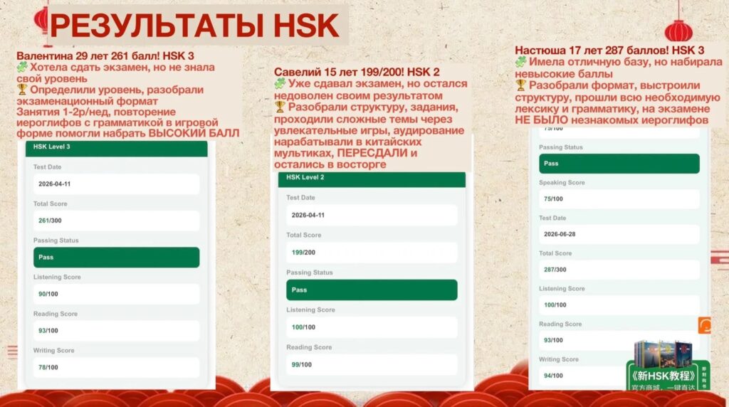 дополнительные отзывы китайский язык